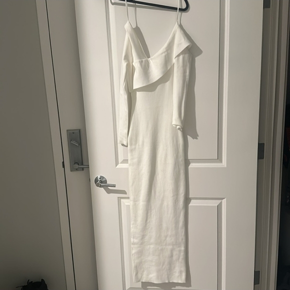 JLUXLABEL IVORY HARPER KNIT MAXI DRESS - Picture 6 of 7